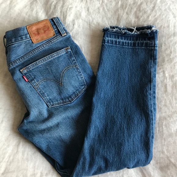 Levi's Denim - Levi’s distressed 501 blue jeans